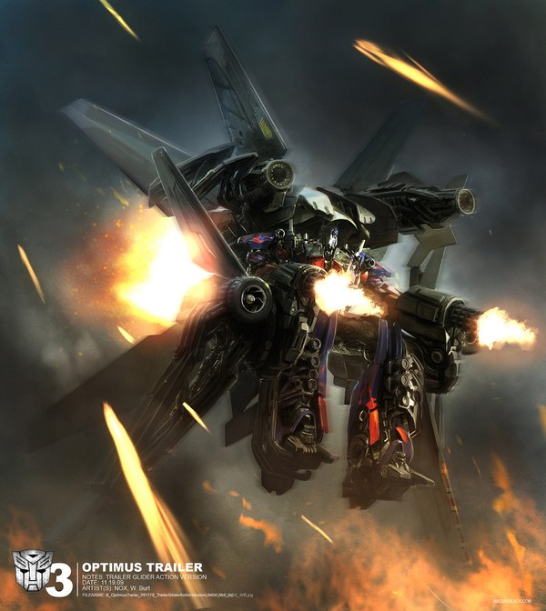 Transformers Dark Of The Moon Concept Art Massive Black  (1 of 10)